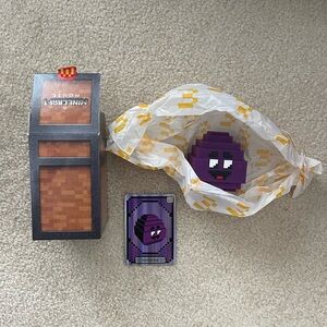 McDonald’s A Minecraft Movie Grimace Egg Happy Meal Toy